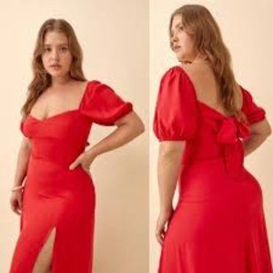 Reformation Mylah Fit & Flare Dress